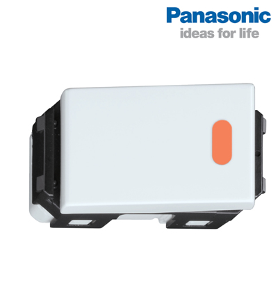 Công tắc 2 tiếp điểm Panasonic WEV5033-7SW có đèn báo Wide