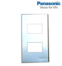Mặt kim loại nhôm 2 thiết bị Panasonic WEG6502-1